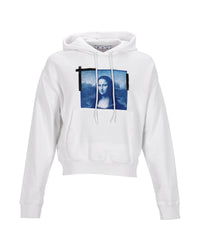 Off White Mona Lisa Graphic Hoodie Men White | White Sweatshirts & Hoodies One Size white | white
