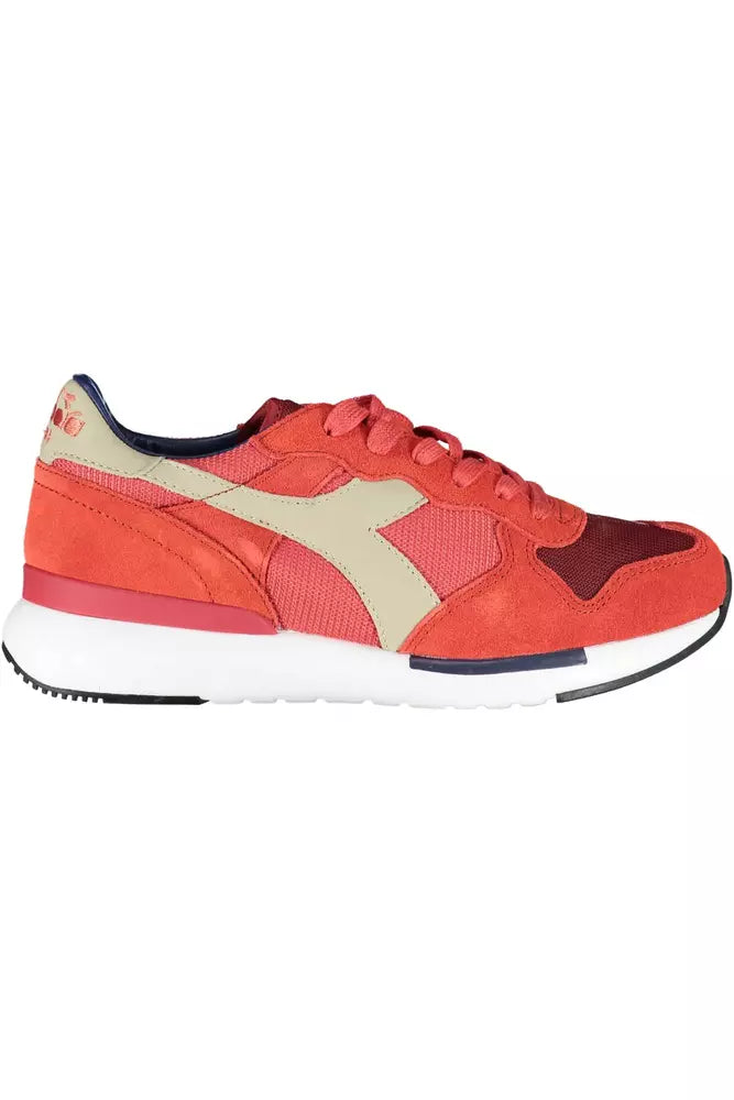 Diadora Red Leather Women Women's Sneaker 6 Red