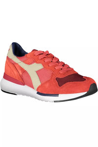 Diadora Red Leather Women Women's Sneaker