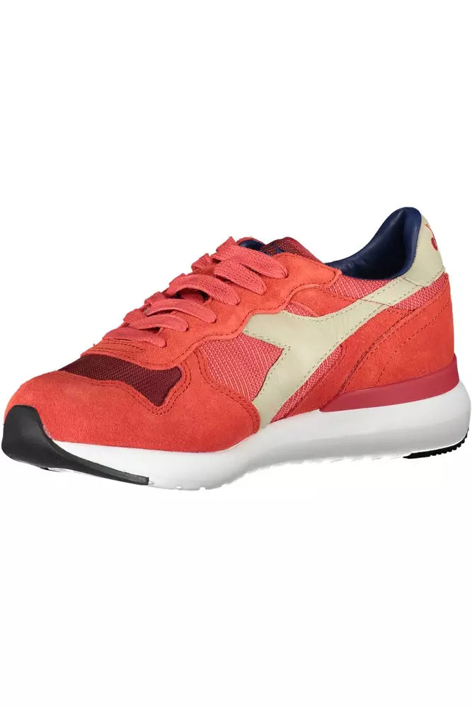 Diadora Red Leather Women Women's Sneaker