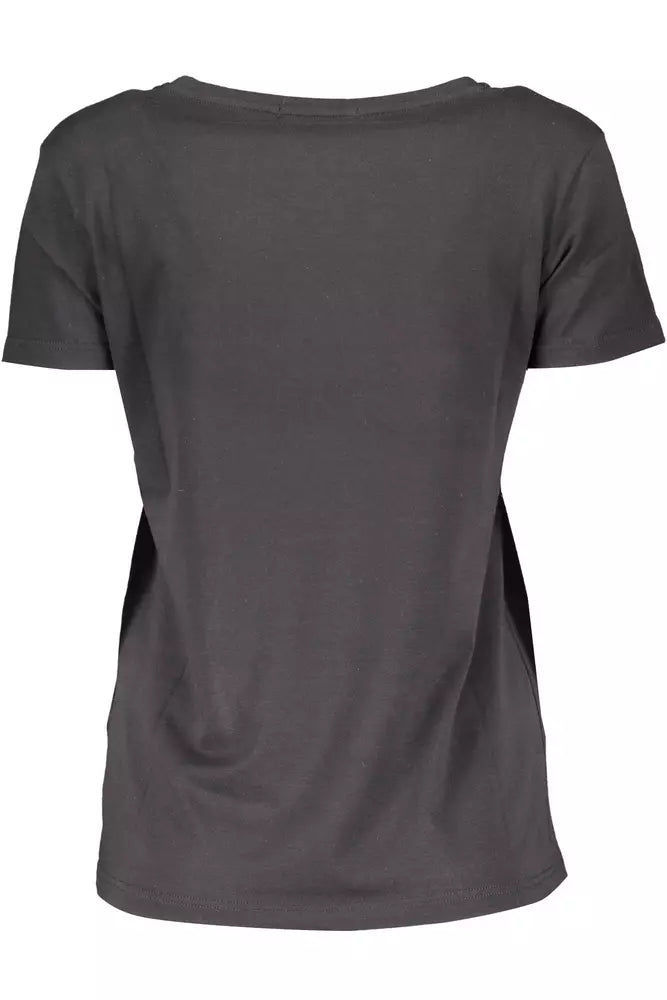 Scervino Street Black Cotton Women Women's Top