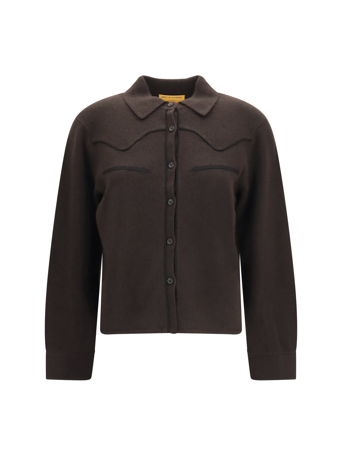GUEST IN RESIDENCE Guest In Residence Women Cropped Western Cashmere Shirt