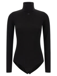 Courreges Women 'Jersey Mockneck' Bodysuit