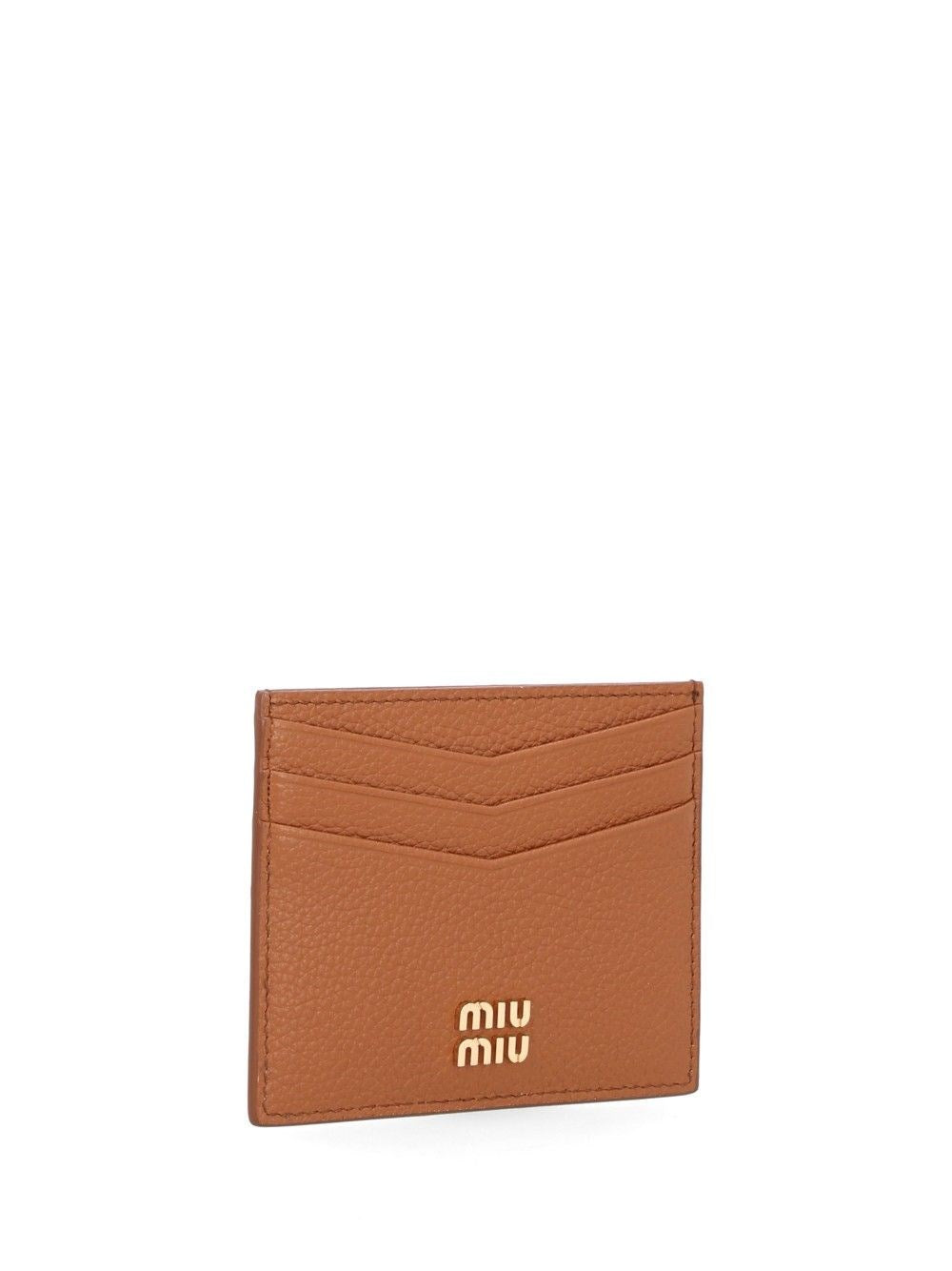 Miu Miu Miu Miu Women Grained Leather Card Holder
