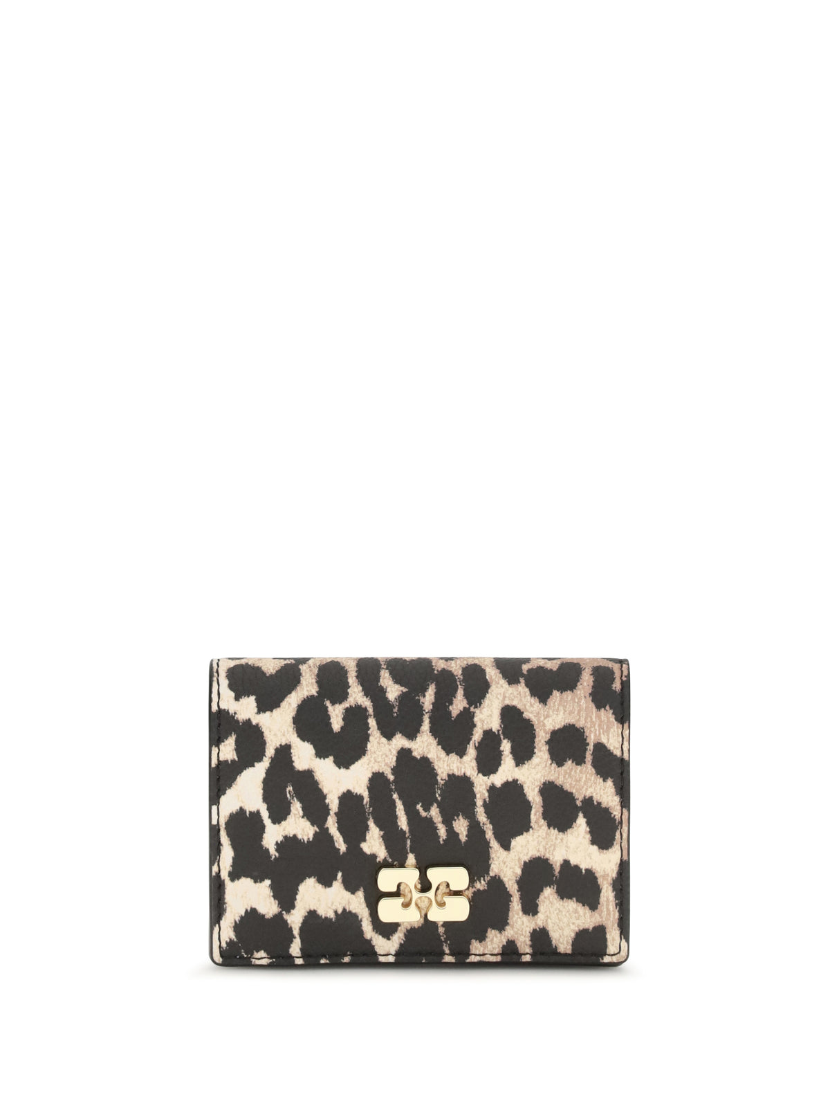Ganni Women Bou Animal Print Card Holder