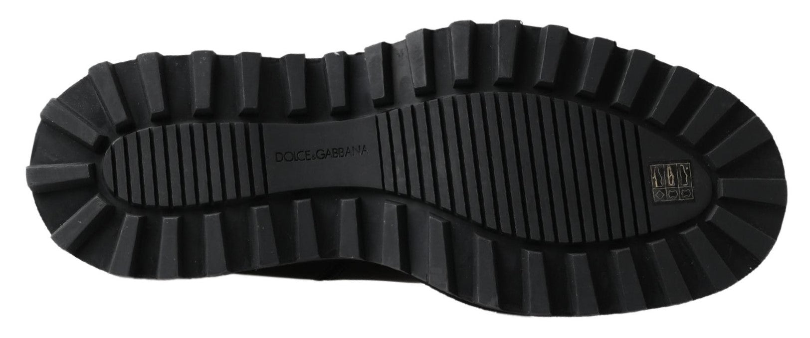 Dolce & Gabbana Black Leather Slip on Stretch Men's Boots