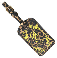 Dolce & Gabbana Dolce & Gabbana Multicolor Leopard Dauphine Leather DG Logo Luggage Women's Tag