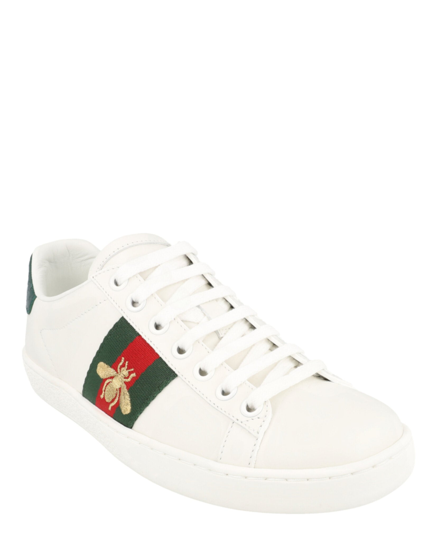 Gucci Gucci Mens Ace Bee Low-Top Sneakers