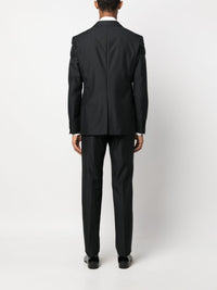 Tagliatore Men Black Wool Tuxedo
