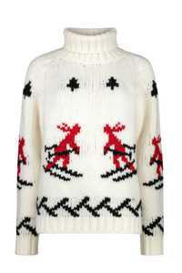 Moorer Bridaamw Turtleneck Sweater Bianco