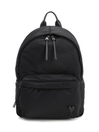 Ami Ami Women Marcel Backpack In Padded Nylon Canvas