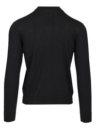 Tagliatore Tagliatore Men Cotton And Silk High Neck Zip Sweater