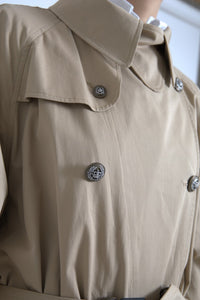 Dolce & Gabbana Dolce & Gabbana Khaki Double Breasted Trench Coat Women's Jacket