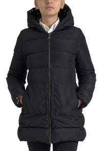 Dolce & Gabbana Dolce & Gabbana Black Polyester Hooded Reversible Women's Jacket