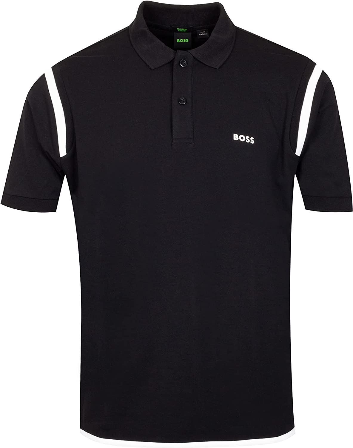 Hugo Boss Men's Pirax 1 Short Sleeve Polo, Black Black