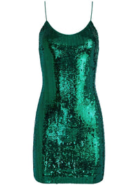 alice + olivia Green Nelle Sequin Mini Slip Dress – Bluefly