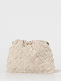 Bottega Veneta Women Sand Suede Crossbody Bag