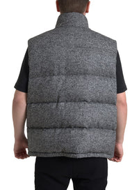 Dolce & Gabbana Elegant Chevron Knit Wool Blend Vest Men's Jacket