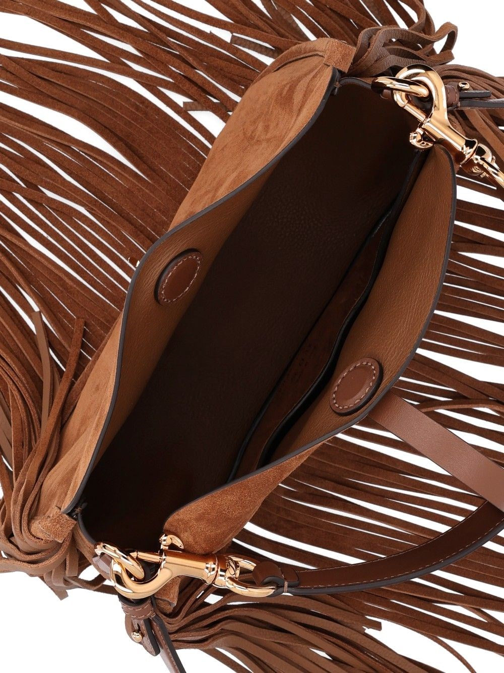 Etro Etro Women Medium Pony Suede Bag With Fringe
