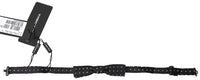 Dolce & Gabbana Dolce & Gabbana Black Polka Dot Silk Adjustable Men Neck Papillon Bow Men's Tie