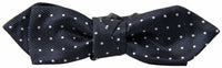 Dolce & Gabbana Dolce & Gabbana Blue Polka Dot Silk Adjustable Men Neck Papillon Bow Men's Tie