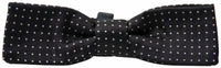 Dolce & Gabbana Dolce & Gabbana Black Polka Dot Silk Adjustable Men Neck Papillon Bow Men's Tie