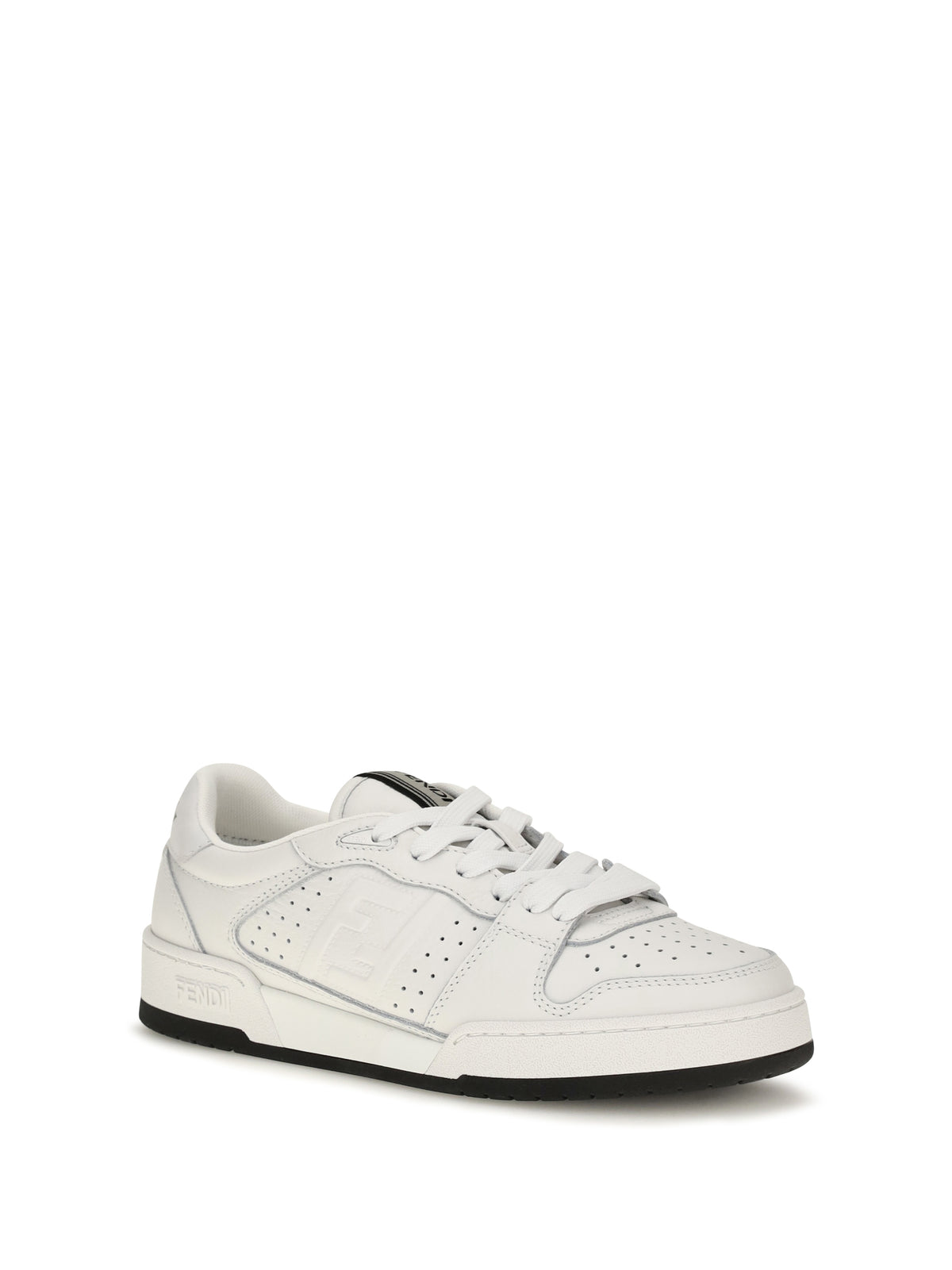 Fendi Women Match Canvas And Suede Sneakers