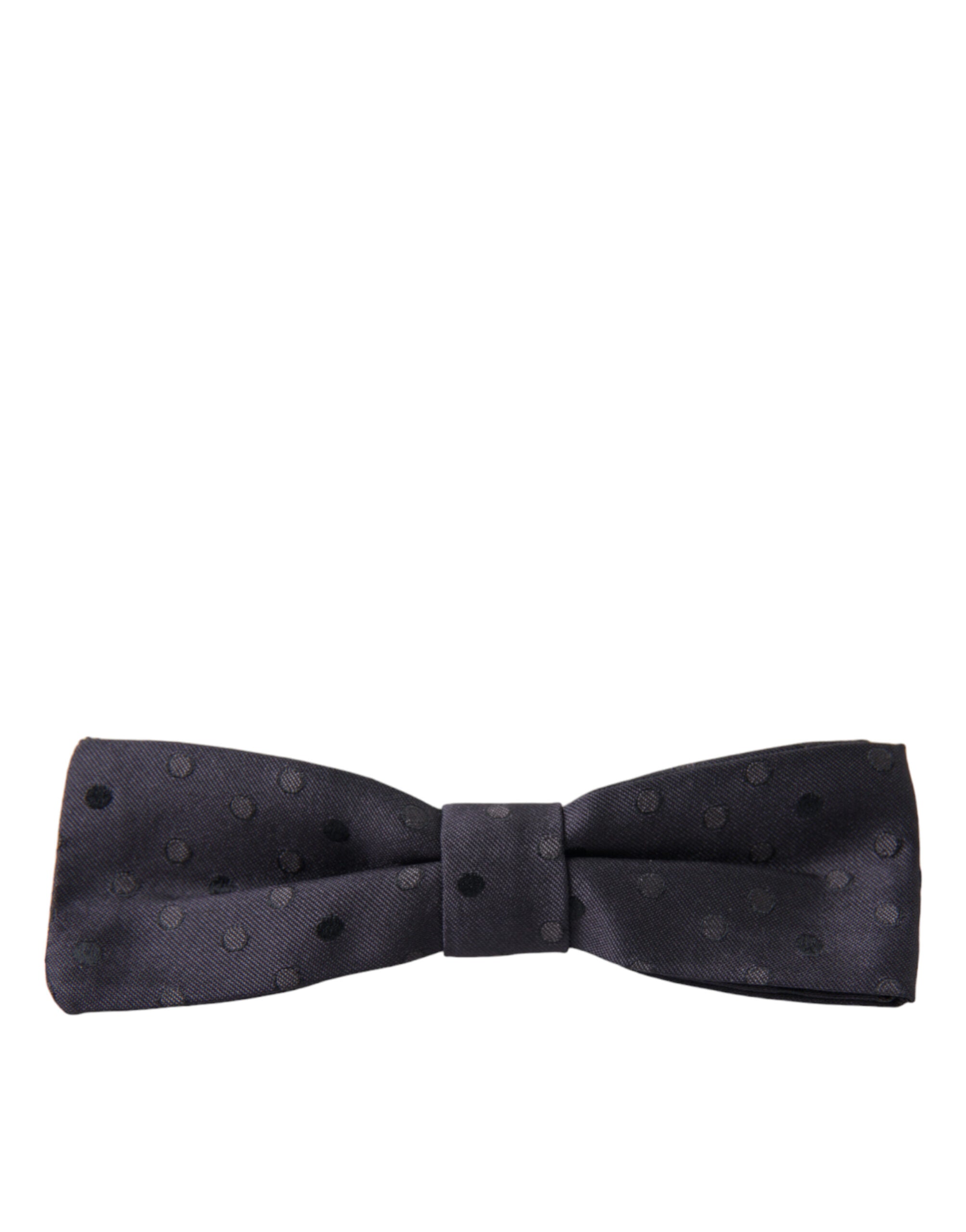 Dolce & Gabbana Dolce & Gabbana Blue Polka Dot Silk Adjustable Neck Men Papillon Bow Men's Tie