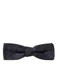Dolce & Gabbana Dolce & Gabbana Blue Polka Dot Silk Adjustable Neck Men Papillon Bow Men's Tie