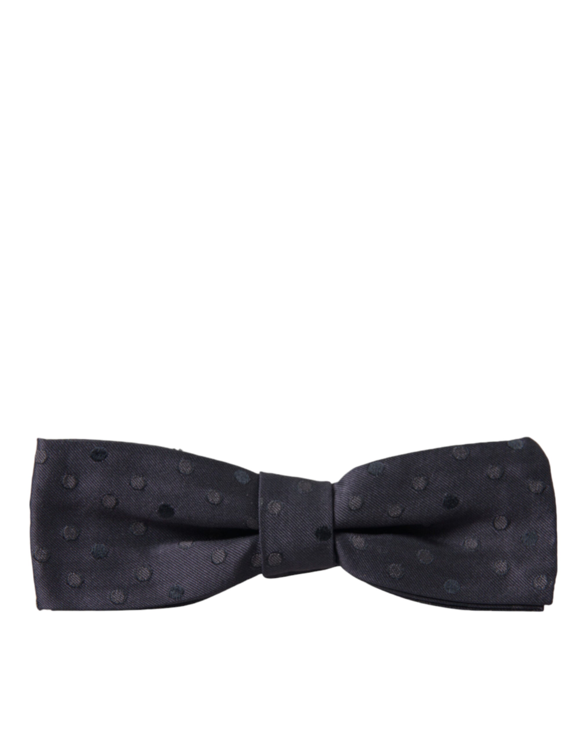 Dolce & Gabbana Dolce & Gabbana Blue Polka Dot Silk Adjustable Neck Men Papillon Bow Men's Tie