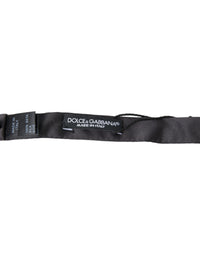 Dolce & Gabbana Dolce & Gabbana Dark Gray Silk Adjustable Neck Men Papillon Bow Men's Tie