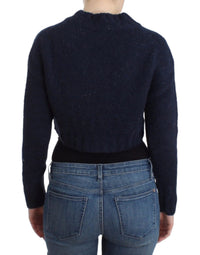 John Galliano Blue cropped Women's cardigan
