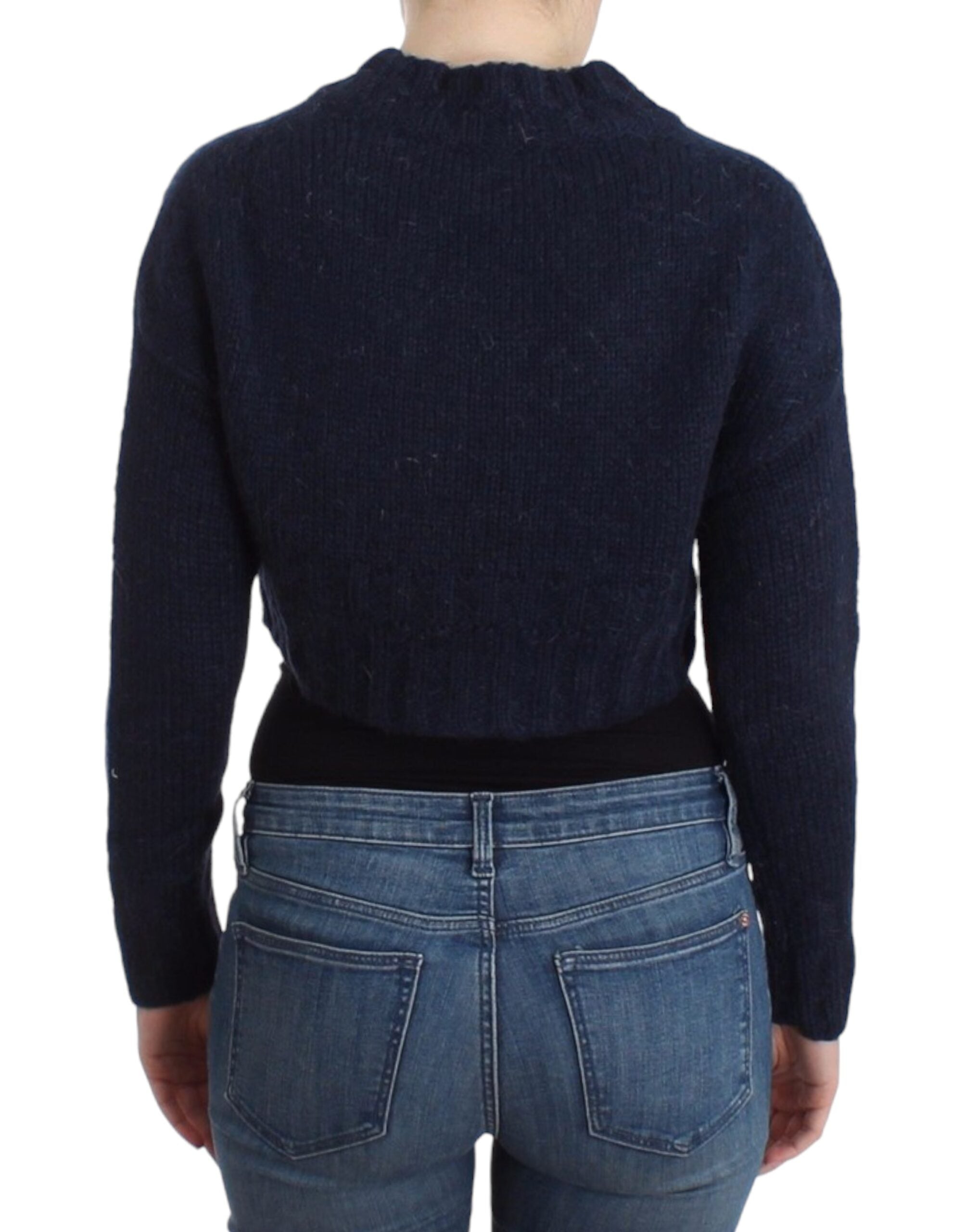John Galliano Blue cropped Women's cardigan
