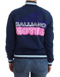 John Galliano Blue zip cotton Women's cardigan