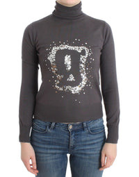 John Galliano Brown turtleneck cotton Women's sweater