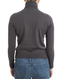 John Galliano Brown turtleneck cotton Women's sweater