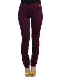 John Galliano Purple slim fit Women's pants