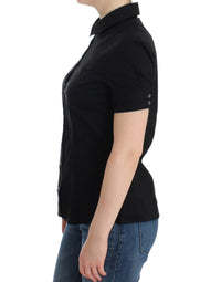 John Galliano Black cotton shirt Women's top