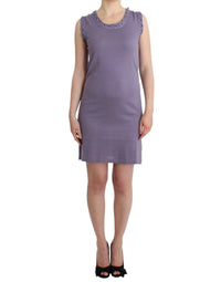 John Galliano Purple cotton jersey Women's dress