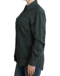 Cavalli Gray button down Women's shirt
