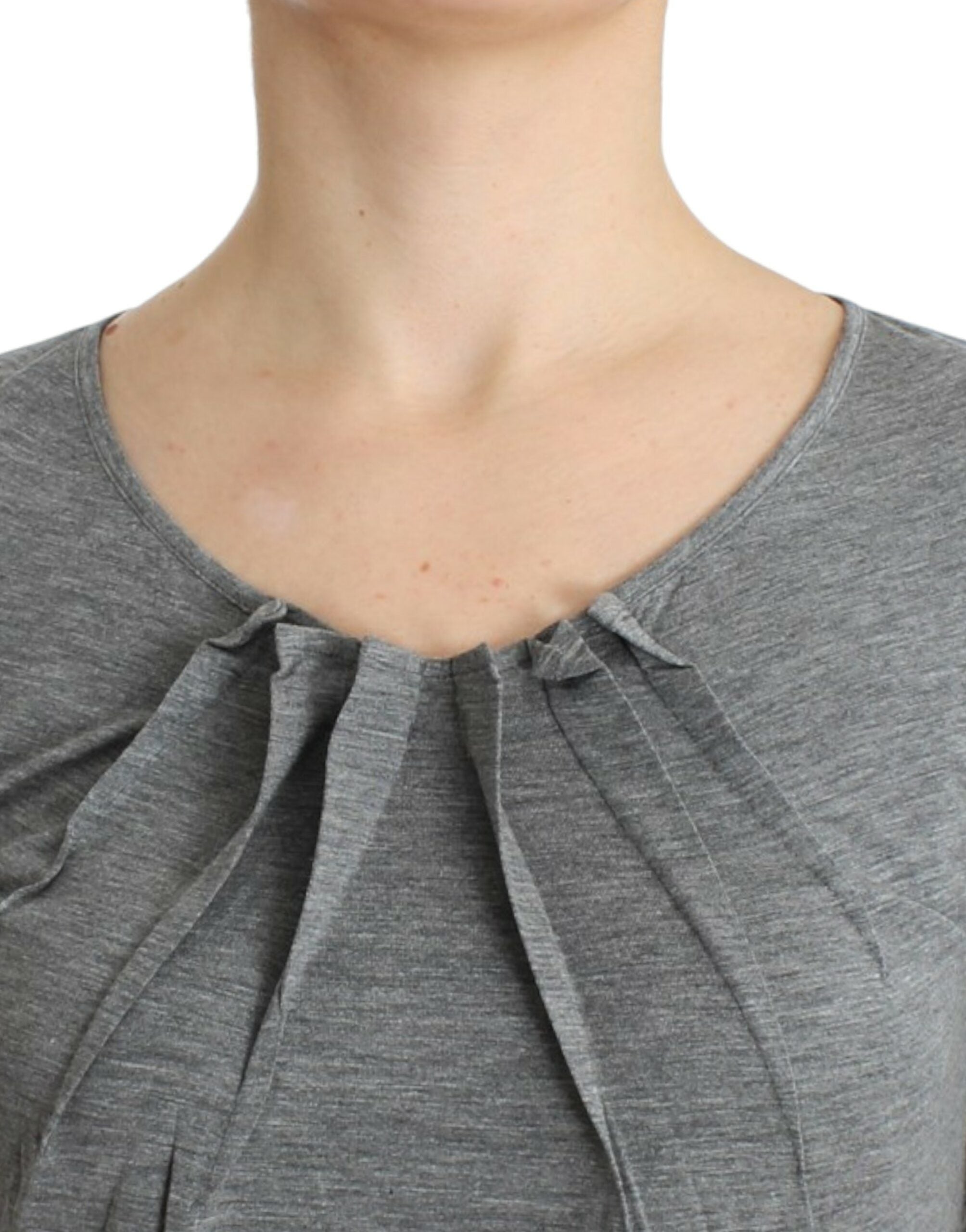 Cavalli Gray 3/4 sleeves jumper Women's top