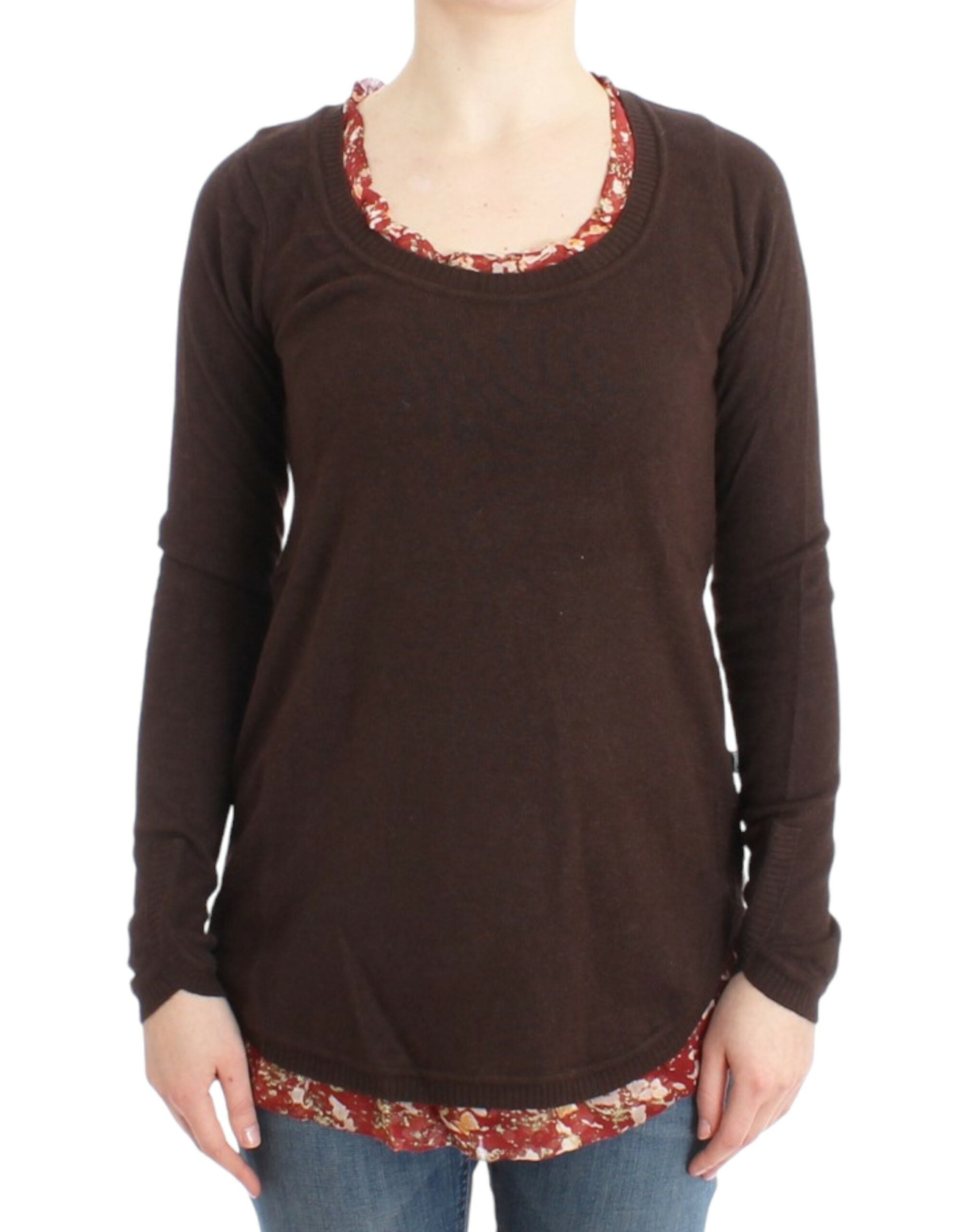 Cavalli Brown crewneck Women's sweater