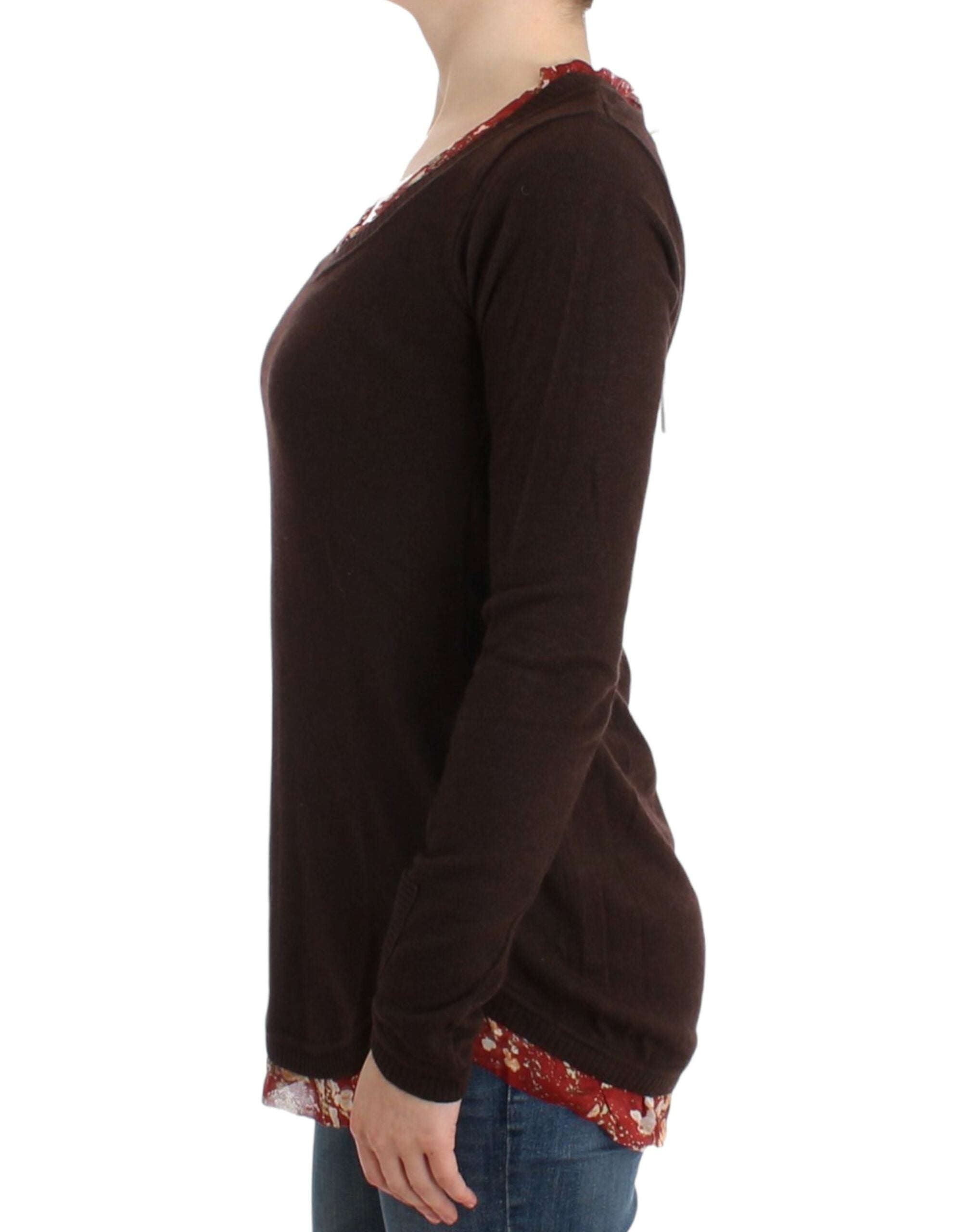 Cavalli Brown crewneck Women's sweater
