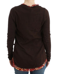 Cavalli Brown crewneck Women's sweater