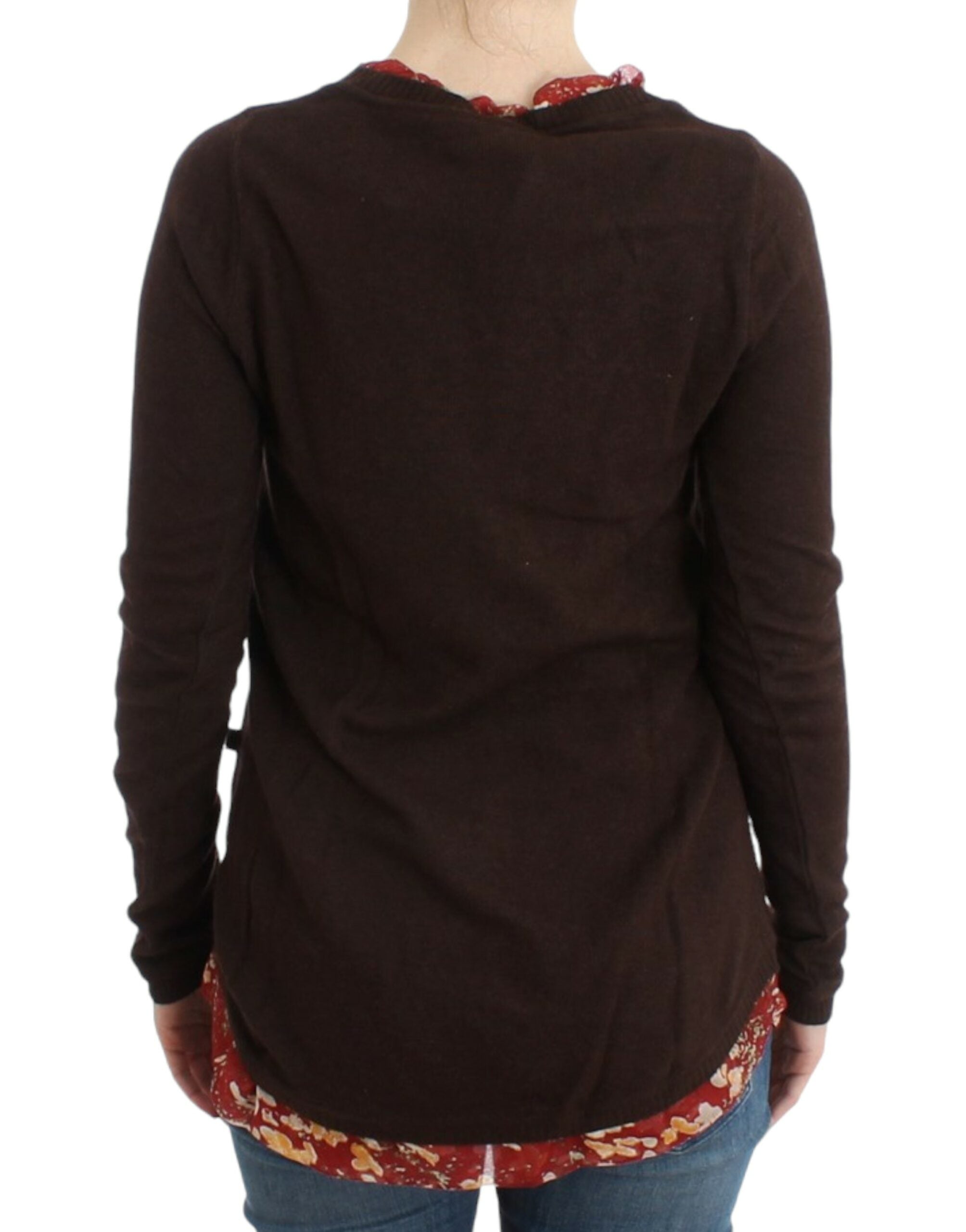 Cavalli Brown crewneck Women's sweater