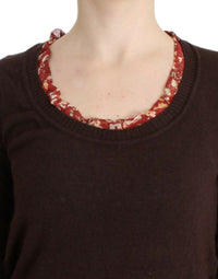 Cavalli Brown crewneck Women's sweater