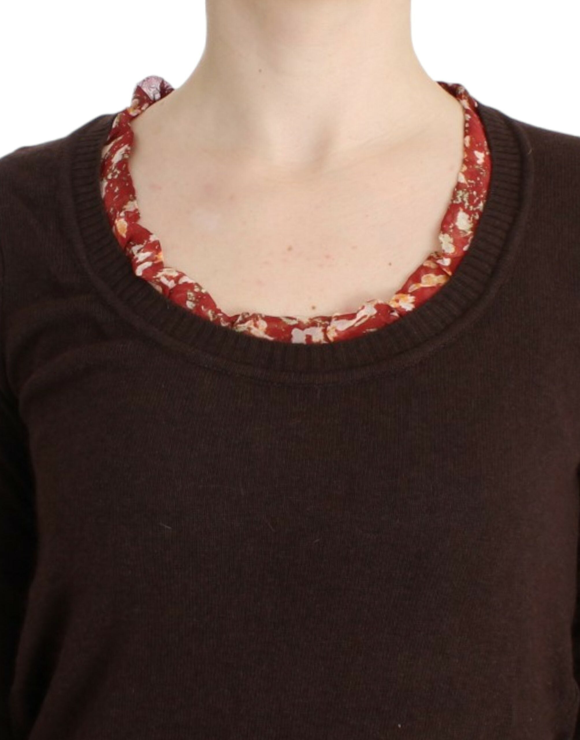 Cavalli Brown crewneck Women's sweater
