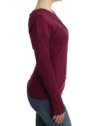 Cavalli Purple knitted wool Women's sweater