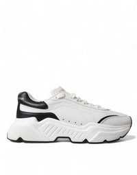 Dolce & Gabbana White Black Low Top Daymaster Sneakers Women's Shoes