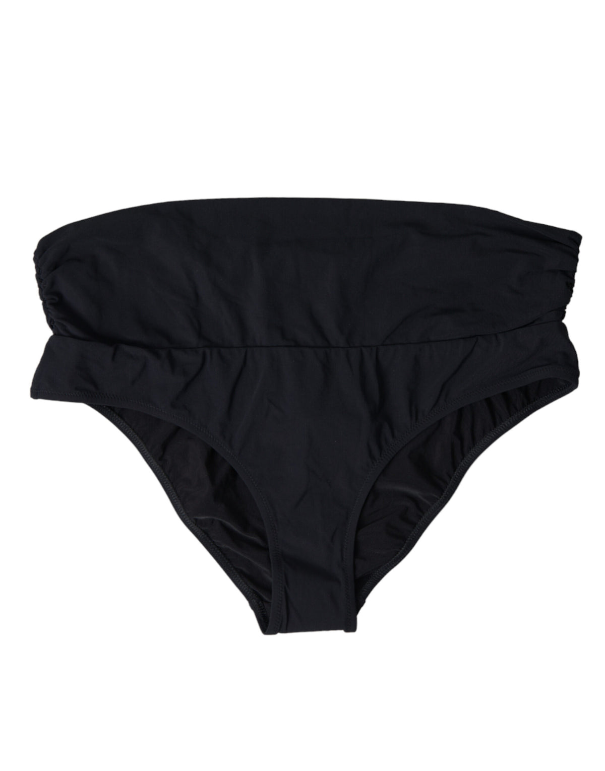 Dolce & Gabbana Dolce & Gabbana Black Nylon Stretch Swimwear Slip Bottom Women's Bikini